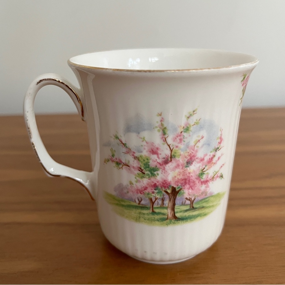 VINTAGE Royal Albert Blossom Time Bone China Bristol Mug England Cherry Blossom